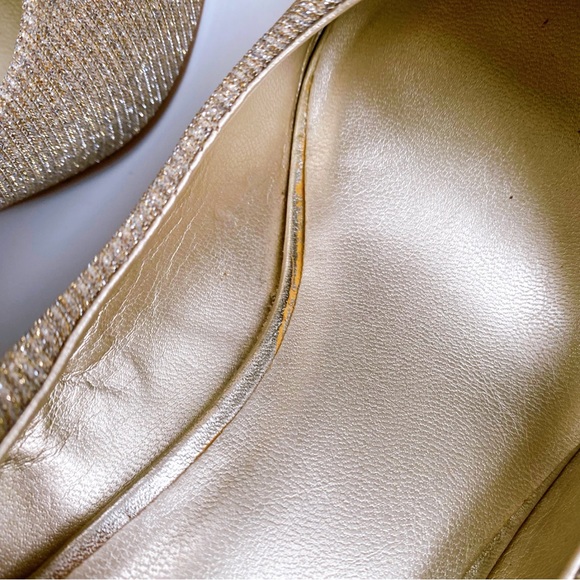 🌟 GRACELAND GOLD SILVER SPARKLE POINTED TOE HIGH HEELS! - Picture 13 of 15